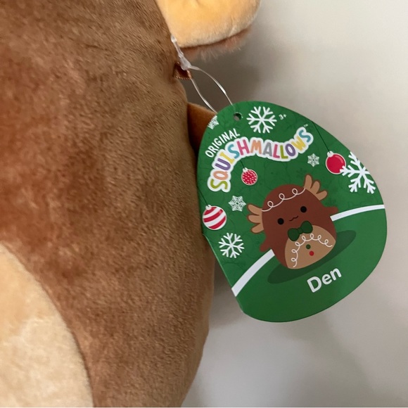 NWT 10β Den the Gingerbread Axolotl Squishmallow - Picture 2 of 2